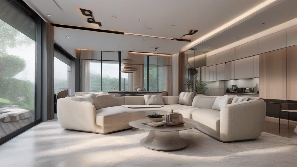 客厅与开放式厨房一体化设计：打造通透社交型居住空间